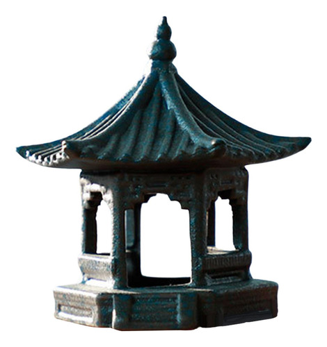 Accesorios De Estatua De Pagoda En Miniatura, 8cmx8cmx6.8cm