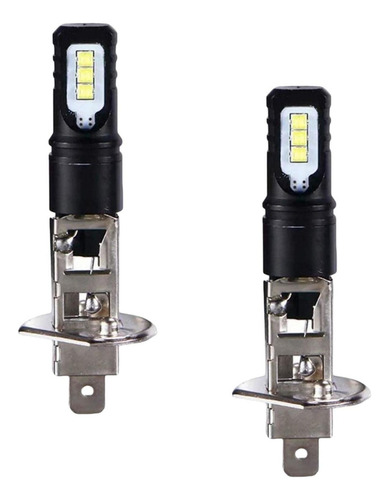 Paquete De 2 Bombillas Led Antiniebla H1 H3 1200lm Luces De