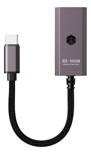 Amplificador Dac Usb-c Para Smartphones Rose Technics Rz300m Negro
