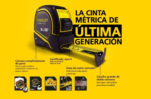 Wincha Global 3 Mts 30-608 Stanley