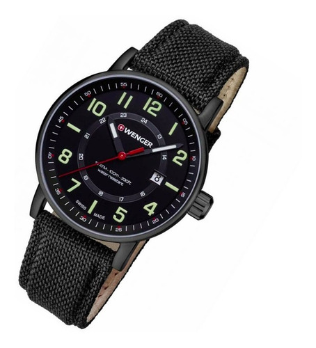 Imagen 2 de 8 de Reloj Wenger Attitude Correa Nylon Negro