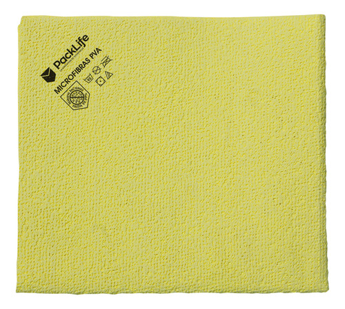 Paño De Microfibra Ultra Dry Pva. Packlife Amarillo