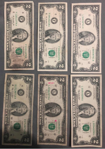 Billetes De 2 Dólares