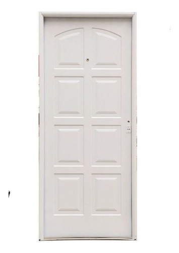 Puerta 80x200 Cm. Chapa Inyectada Ciega Derecha 8 Tableros