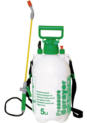 Pulverizador 5 Litros Manual Fumigador Desinfectar Sanitizar