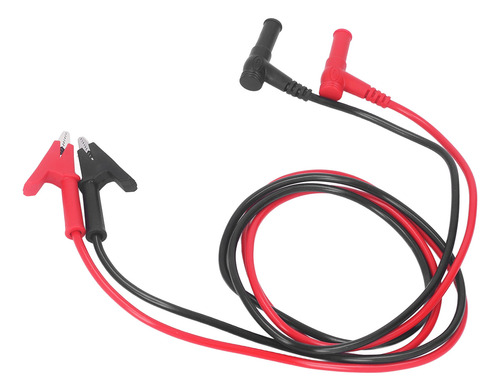Cable Tipo Banana Plug To Cocodrilo Clip, 2 Unidades, Pvc De