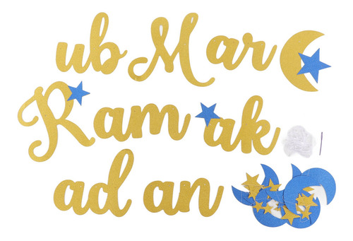 Banners De Ramadan Mubarak, Hermoso Diseño De Eid Para Pared