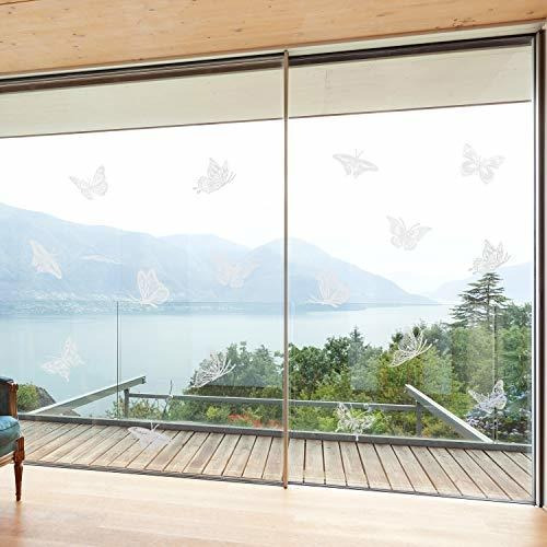 Imagen 7 de 7 de Adhesivos Para Ventanas Anticolisión De Mariposa De Gran Ta
