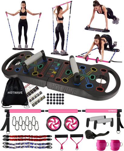 Gimnasio Portátil Definitivo 16 Accesorios De Fitness,...