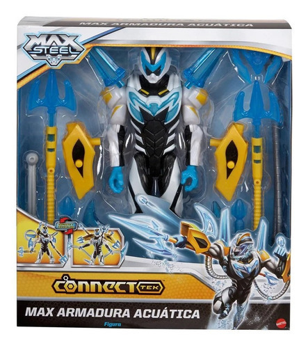 Max Steel Turbo Deslizador Figura Articulada 28cms Mattel