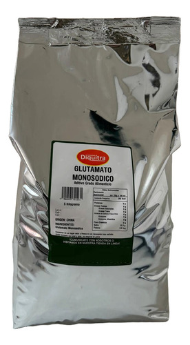 Glutamato Monosódico Sazonador Alimenticio 5 Kilogramo Diquítra