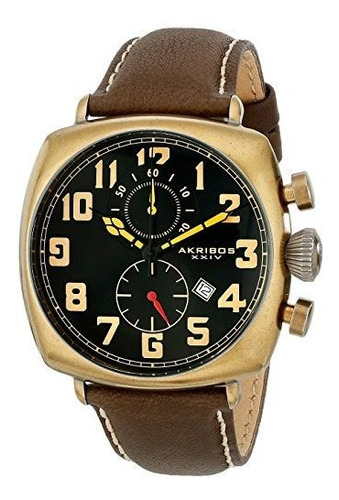 Akribos Xxiv Hombre Ak786yg Cronógrafo Reloj De Movimiento