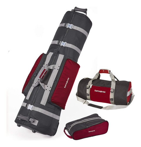 Set Bolsos De Viaje De Golf Samsonite Deluxe - 3 Piezas R