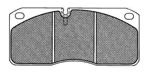 Pastilla De Freno Renault Berliet (camion) Delantera