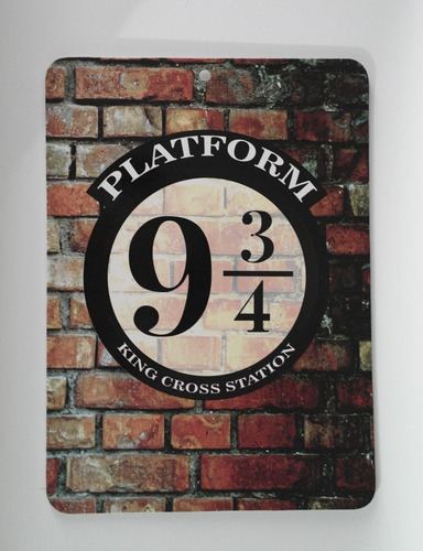 Cartel Decorativo Harry Potter