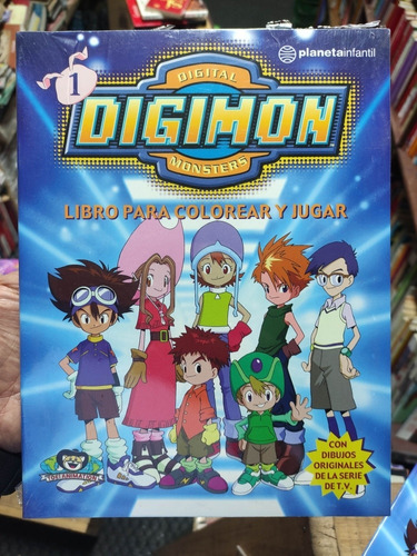 Digimon - Paquete Cuentos Infantiles Para Colorear Y Jugar