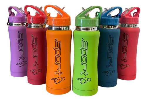 Imagen 3 de 6 de Botella Térmica Deportiva Termo Acero Inoxidable Sport 350ml