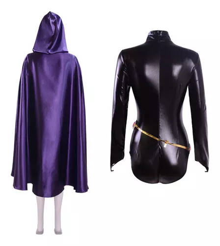 PERUCA ROXA COSPLAY FANTASIA RAVENA RAVEN TEEN TITANS - NIPONCOSPLAY