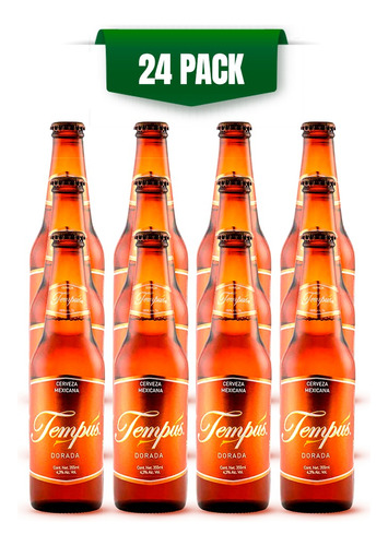 Cerveza Artesanal Tempus Dorada 24 Pack Botella 355 Ml