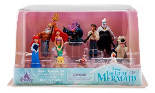 Disney Store Set 10 Figuras La Sirenita Deluxe 