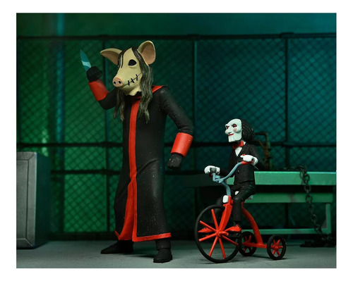 Neca Saw Toony Terrors Jigsaw Killer & Billy 6 In Af Box Se