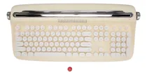 Comprar Teclado Cream 104 Teclas, Máquina De Escrever Sem Fio, Tecla
