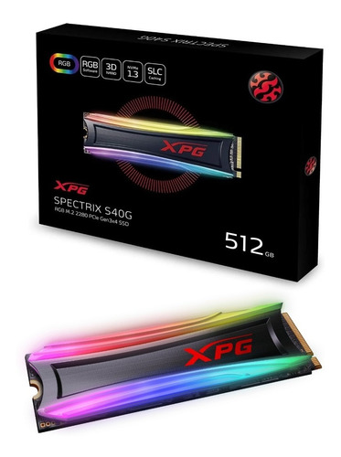 Unidad Ssd Adata Spectrix Xpg S40g Rgb M.2 2280 512gb C