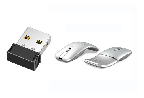 Raton Arco Inalambrico Bluetooth Para Mouse Movimiento Usb
