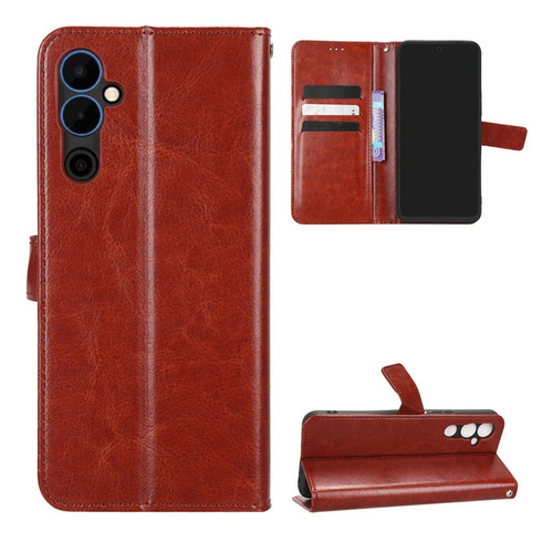 Funda De Piel Con Tapa Anticaída Tecno Pova Neo2