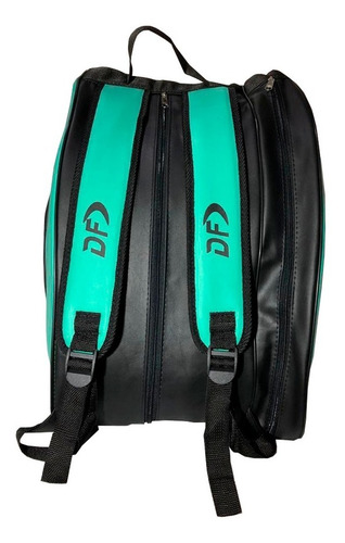 Imagen 3 de 3 de Bolso Mochila Paletero Padel Paletas Para Ropa Accesorios Df