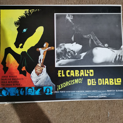 Cartel De Cine El Caballo Del Diablo, Cima Films