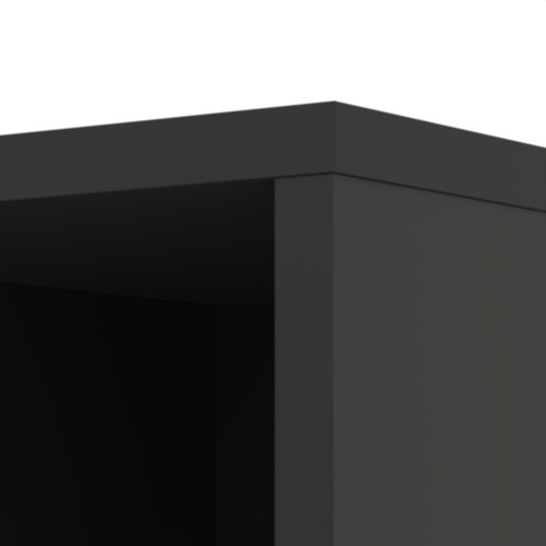 Conjunto Sala De Jantar Armário Alto E Buffet Balcão Oslo Cor Preto