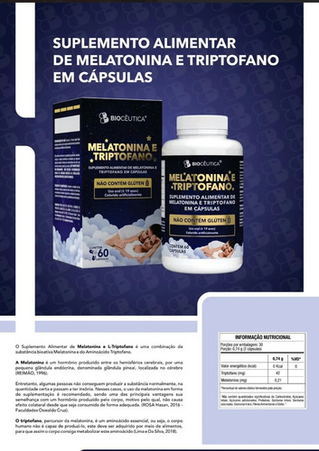 Kit 2 Suplemento Natural Para Dormir Profundamente Sem Sabor