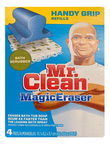 Mr Clean, Esponja Limpiadora Repuesto De 4 Piezas , Esponja