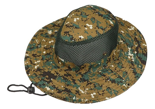 Gorra Táctica De Camuflaje Militar Boonie, De Malla, Para Ho