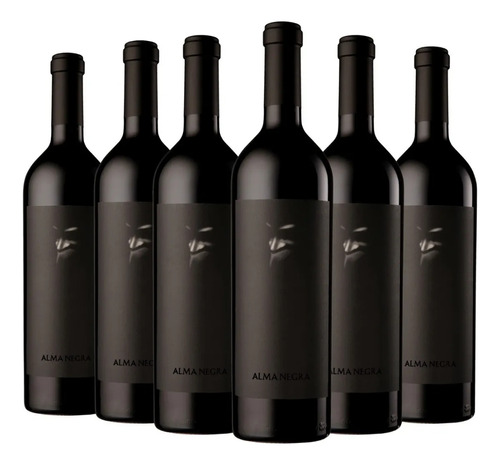 Vino Alma Negra Tinto Caja 6 Botellas 750ml.