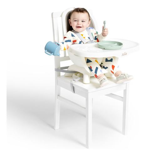 Silla Comer Bebé Joie Chestnut Evolutiva 9 En 1 Color Mist Chastnut
