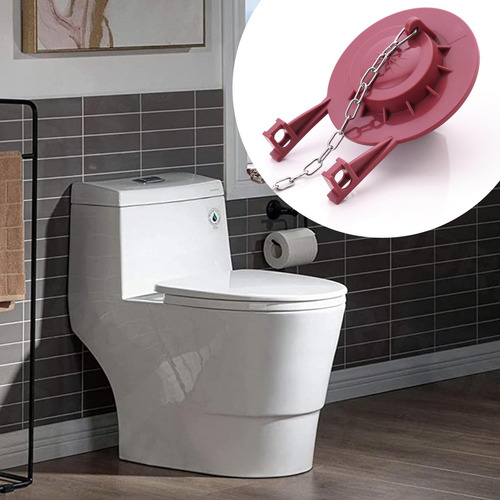 Kit De Repuesto Universal 2 Pulgadas Para Inodoro Rojo