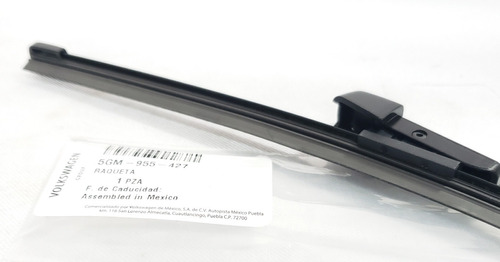 Pluma Limpiaparabrisas Trasera Vw Up 16-17 Origina 5gm955427