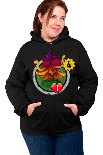 2xl Sudadera Cleen Bruja Avellana Plantas Vs Zombies