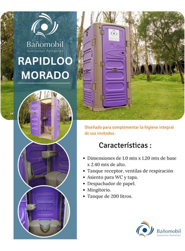 Renta De Sanitarios Portatiles Para Eventos Costos Desde: