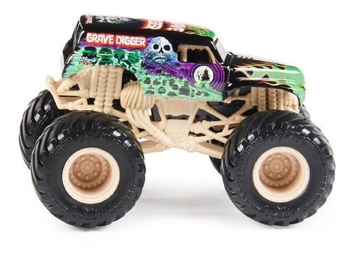 Monster Jam Vehiculo Grave Digger Vs Calavera