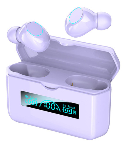 Auriculares Bluetooth Con Micrófonos Sport Ear Hook Led Disp