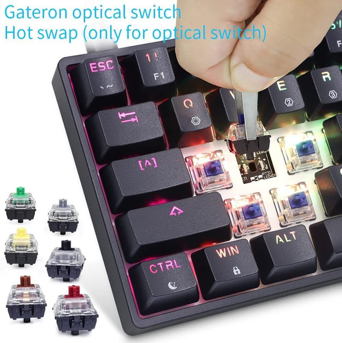 61 Teclas, 60 Intercables En Caliente, Teclado Mecáni...