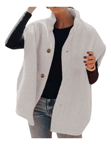 Chaqueta Para Mujer, Abrigos De Moda De Invierno Con Botones