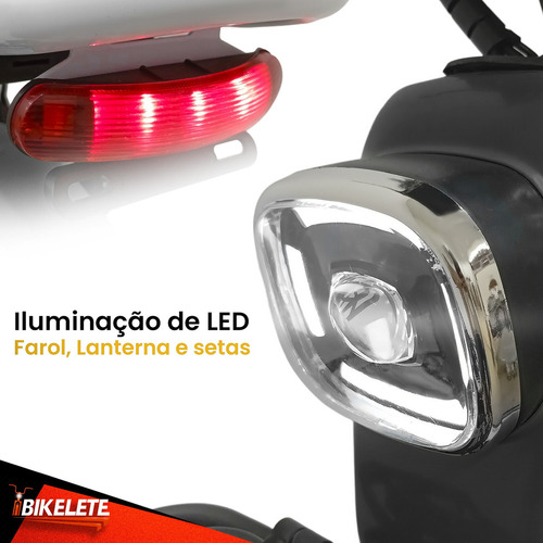 Bicicleta Elétrica Smart Mt-5 Motor 500w Bateria 48v 12ah Cor Preto