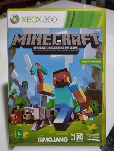 Jogo Minecraft Xbox 360 Usado Original Midia Fisica