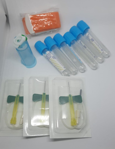 Kit Muest Prp, Camisa V, Tubo Celest, Scalp Vacut, Torniquet