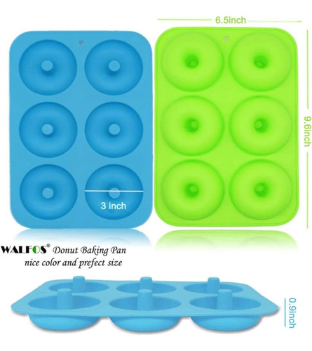 Molde De Silicona Para Donas Resistente Al Calor Coloridos