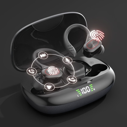 Fone De Ouvido Esportivo Sem Fio De Última Geração Bluetooth